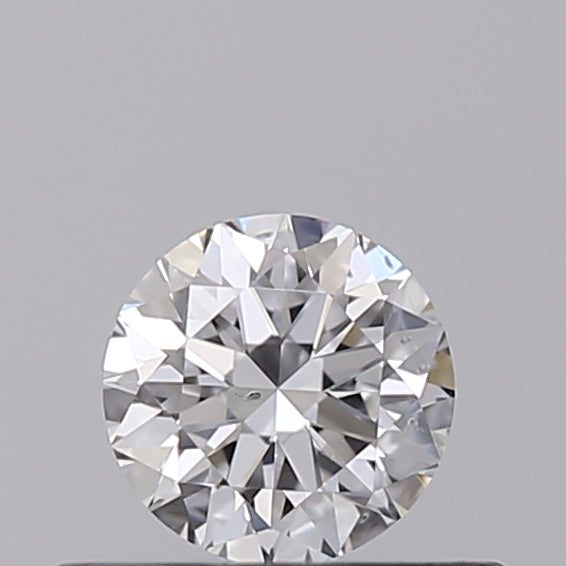 0.3 Carat Round Lab Diamond with  Cut Diamond in 14KT  view 1
