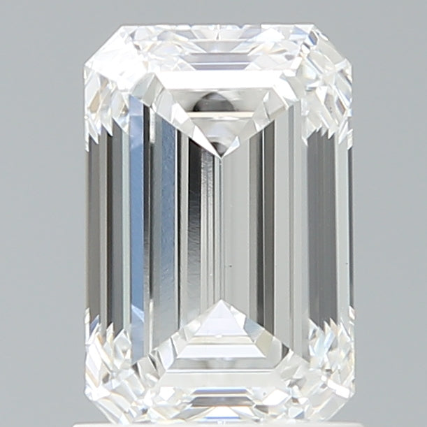 1.62 Carat Emerald Lab Diamond with  Cut Diamond in 14KT  view 1
