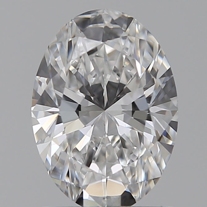 1.09 Carat Oval Lab Diamond with  Cut Diamond in 14KT  view 1
