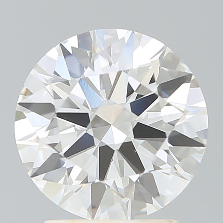 2.38 Carat Round Lab Diamond with  Cut Diamond in 14KT  view 1
