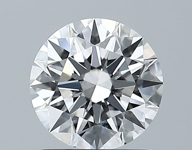 1.26 Carat Round Lab Diamond with  Cut Diamond in 14KT  view 1
