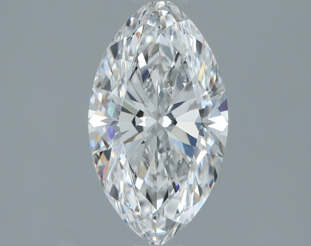 1.12 Carat Marquise Lab Diamond with  Cut Diamond in 14KT  view 1
