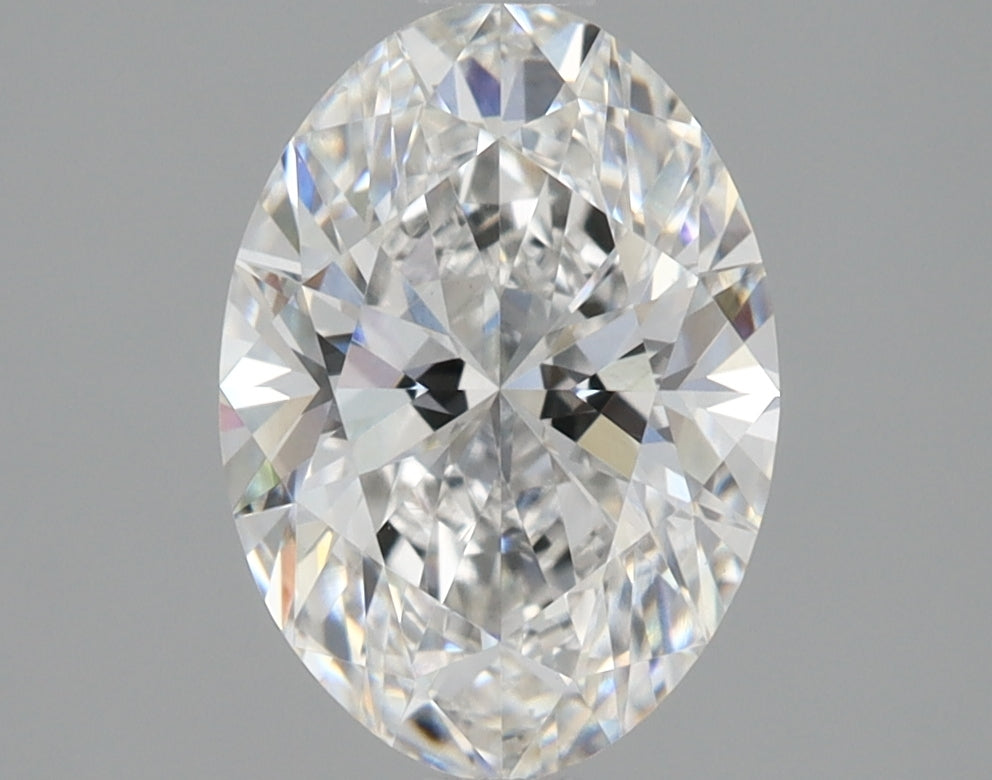 1.6 Carat Oval Lab Diamond with  Cut Diamond in 14KT  view 1
