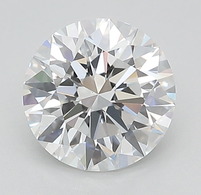 1.24 Carat Round Lab Diamond with  Cut Diamond in 14KT  view 1
