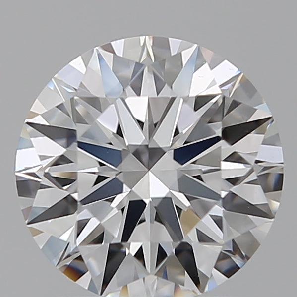 1.27 Carat Round Lab Diamond with  Cut Diamond in 14KT  view 1
