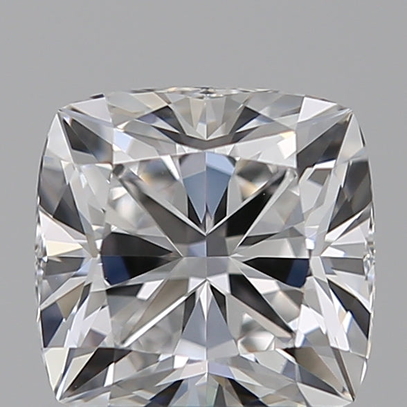 1.08 Carat Cushion Lab Diamond with  Cut Diamond in 14KT  view 1
