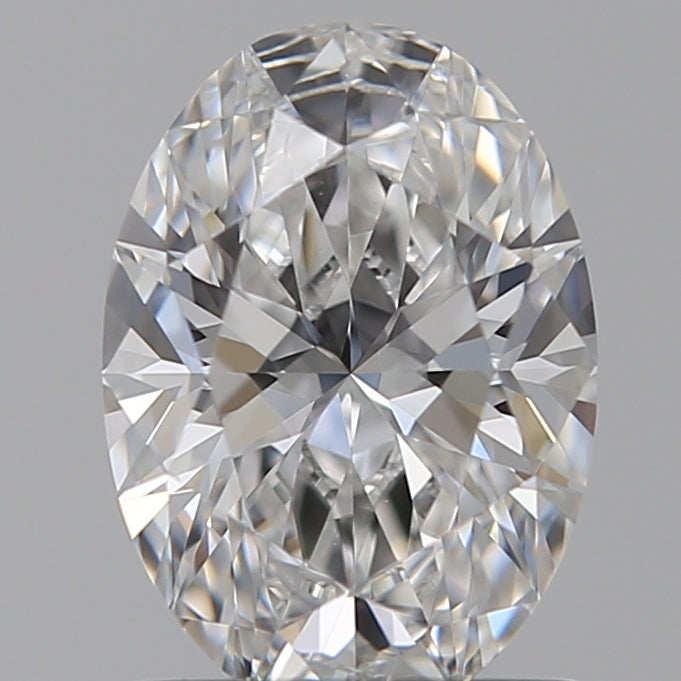 1.09 Carat Oval Lab Diamond with  Cut Diamond in 14KT  view 1
