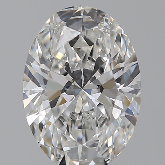 2.5 Carat Oval Lab Diamond with  Cut Diamond in 14KT  view 1
