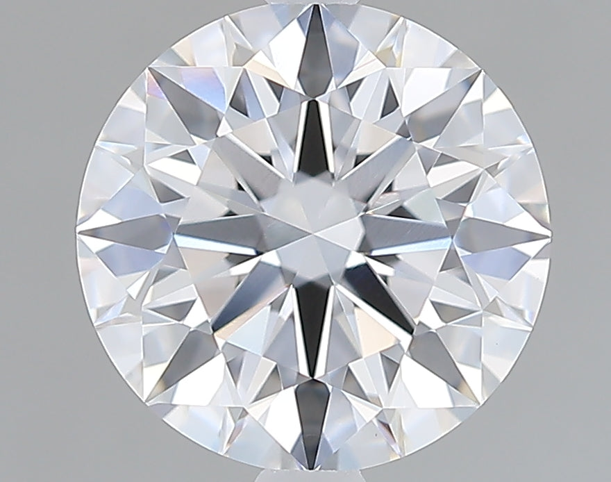 2.72 Carat Round Lab Diamond with  Cut Diamond in 14KT  view 1
