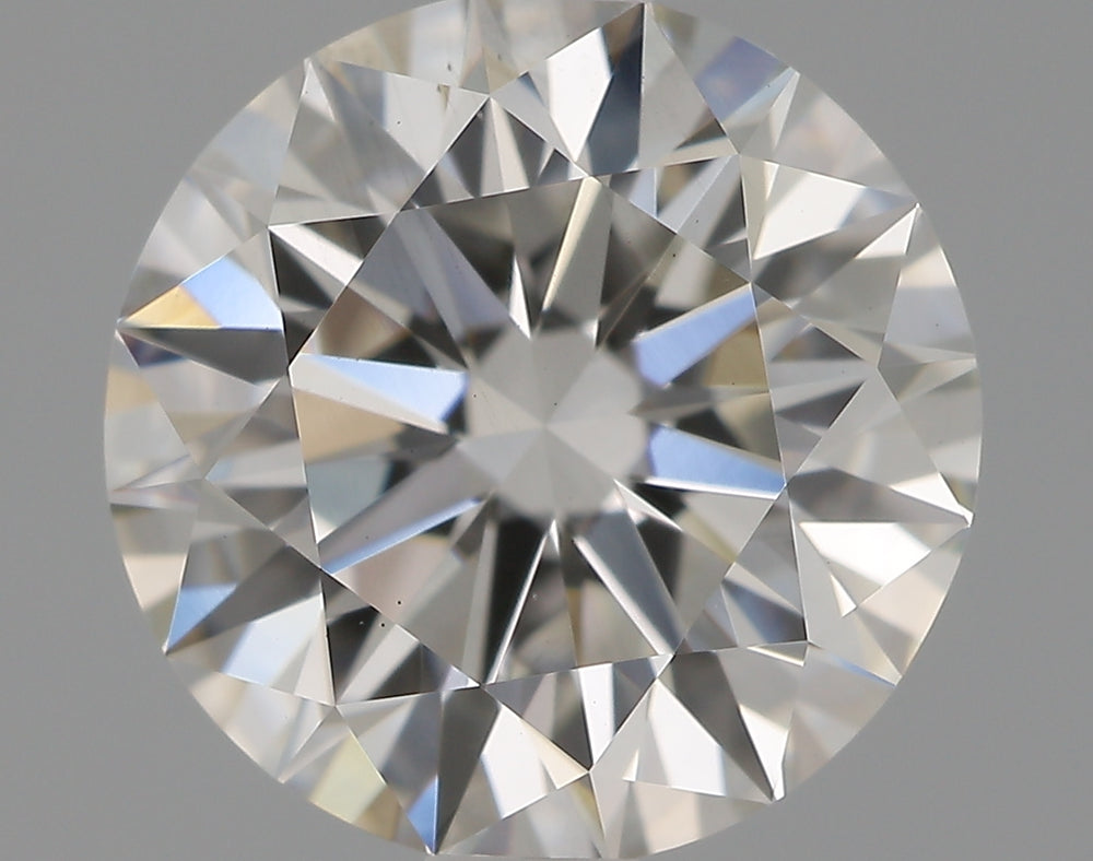 1.5 Carat Round Lab Diamond with  Cut Diamond in 14KT  view 1
