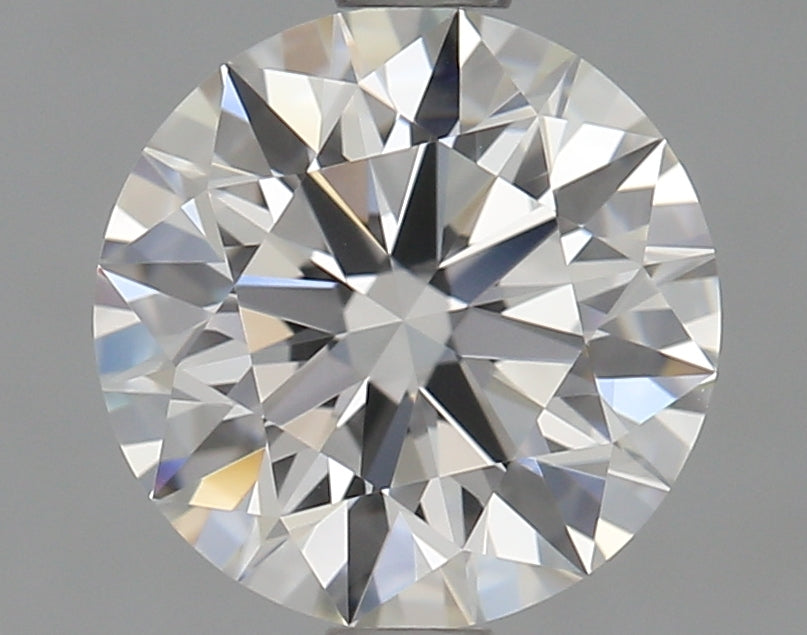 1.42 Carat Round Lab Diamond with  Cut Diamond in 14KT  view 1
