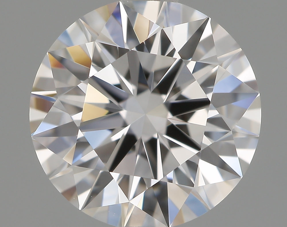 1.61 Carat Round Lab Diamond with  Cut Diamond in 14KT  view 1
