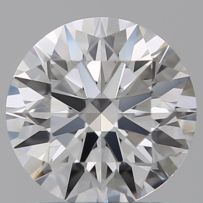 1.55 Carat Round Lab Diamond with  Cut Diamond in 14KT  view 1
