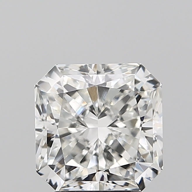 3.06 Carat Radiant Lab Diamond with  Cut Diamond in 14KT  view 1
