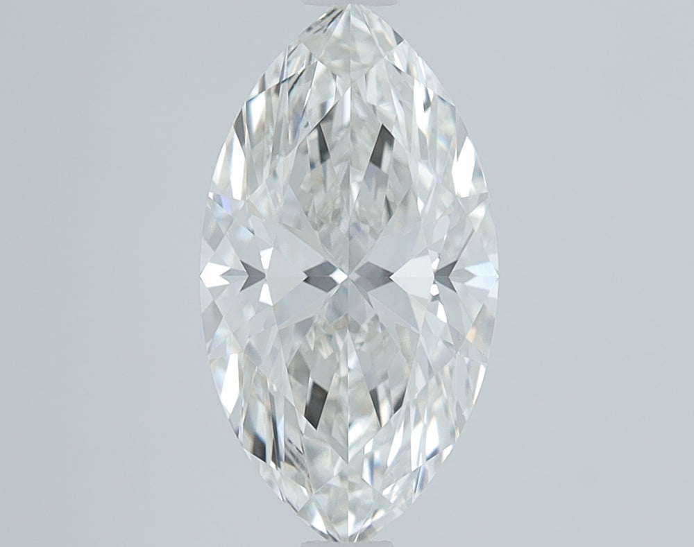 1.88 Carat Marquise Lab Diamond with  Cut Diamond in 14KT  view 1
