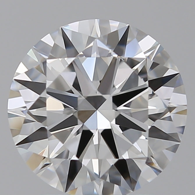 2.01 Carat Round Lab Diamond with  Cut Diamond in 14KT  view 1
