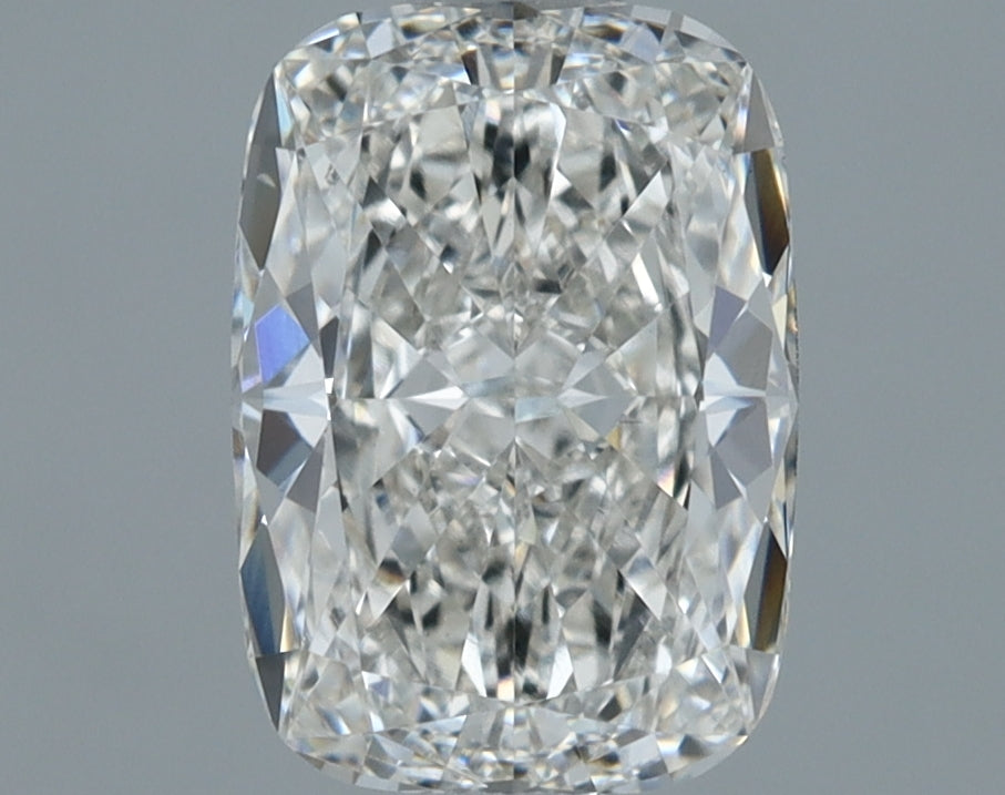 1.03 Carat Cushion Lab Diamond with  Cut Diamond in 14KT  view 1
