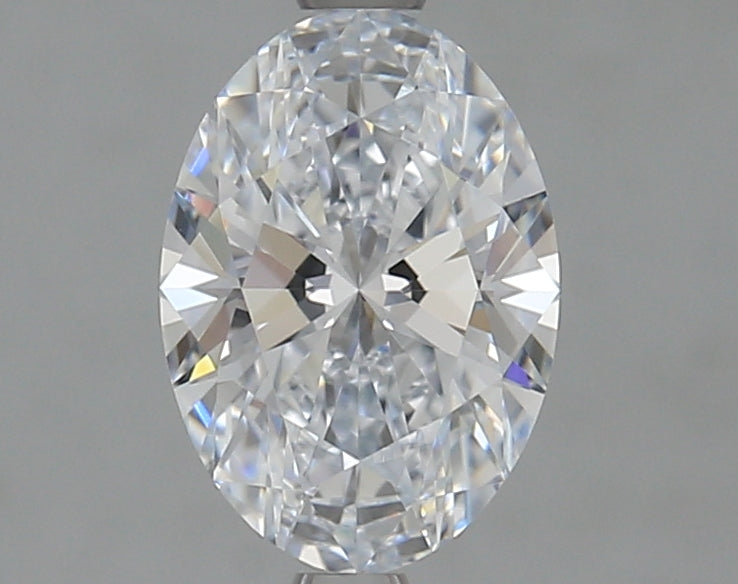 1.52 Carat Oval Lab Diamond with  Cut Diamond in 14KT  view 1
