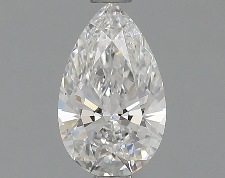 0.71 Carat Pear Lab Diamond with  Cut Diamond in 14KT  view 1
