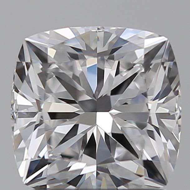 1.52 Carat Cushion Lab Diamond with  Cut Diamond in 14KT  view 1
