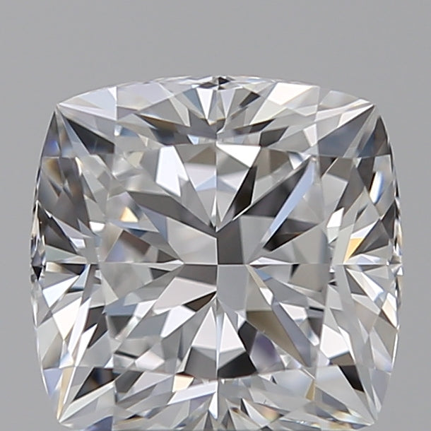 1.51 Carat Cushion Lab Diamond with  Cut Diamond in 14KT  view 1
