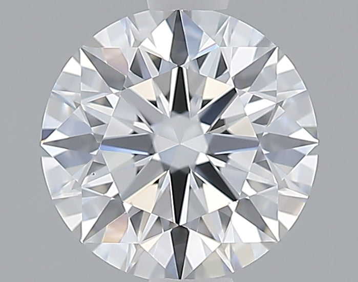 1.36 Carat Round Lab Diamond with  Cut Diamond in 14KT  view 1
