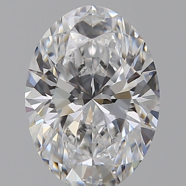 1.12 Carat Oval Lab Diamond with  Cut Diamond in 14KT  view 1

