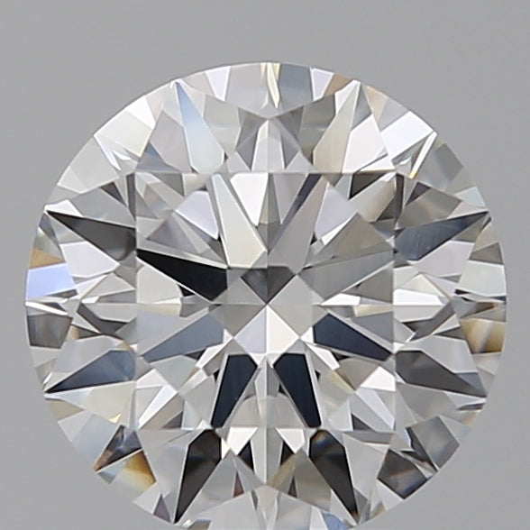2.03 Carat Round Lab Diamond with  Cut Diamond in 14KT  view 1
