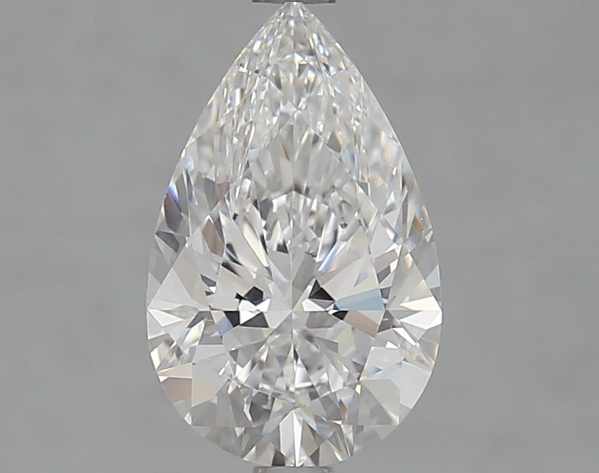 2.02 Carat Pear Lab Diamond with  Cut Diamond in 14KT  view 1
