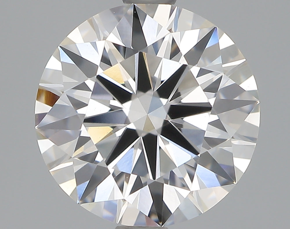 2.04 Carat Round Lab Diamond with  Cut Diamond in 14KT  view 1
