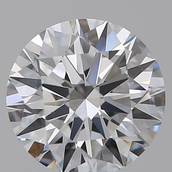 0.96 Carat Round Lab Diamond with  Cut Diamond in 14KT  view 1
