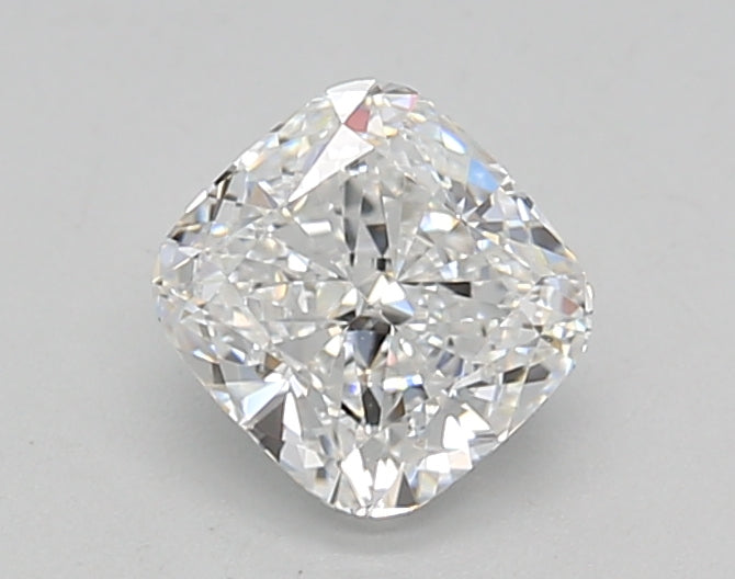 0.77 Carat Cushion Lab Diamond with  Cut Diamond in 14KT  view 1
