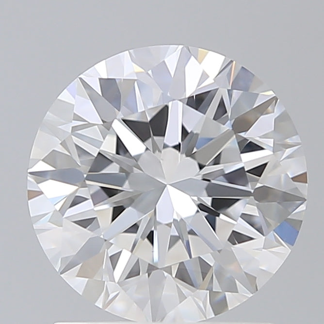 1.72 Carat Round Lab Diamond with  Cut Diamond in 14KT  view 1
