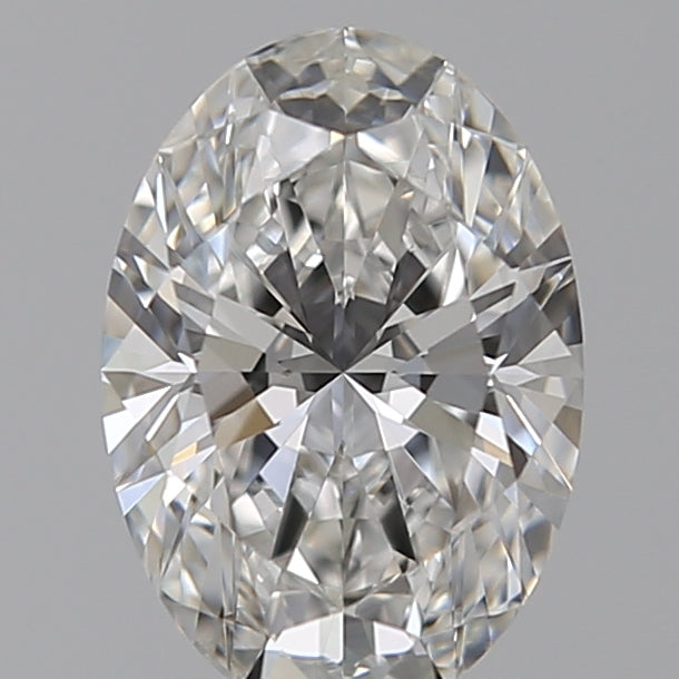 1.29 Carat Oval Lab Diamond with  Cut Diamond in 14KT  view 1
