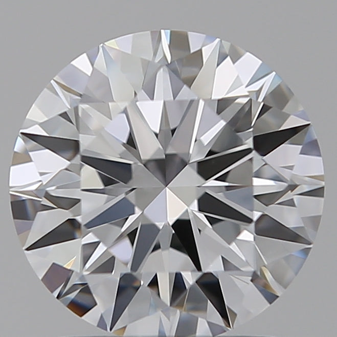 1.59 Carat Round Lab Diamond with  Cut Diamond in 14KT  view 1
