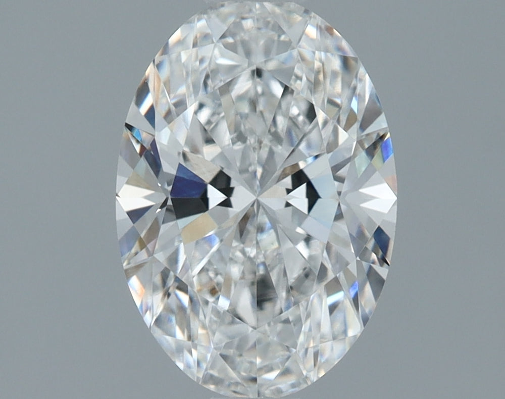 1.18 Carat Oval Lab Diamond with  Cut Diamond in 14KT  view 1

