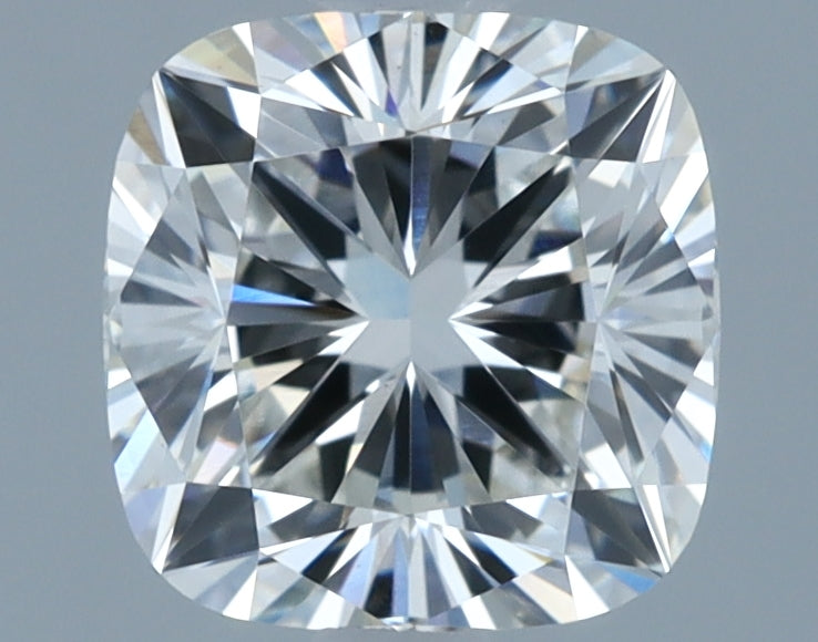 1.6 Carat Cushion Lab Diamond with  Cut Diamond in 14KT  view 1
