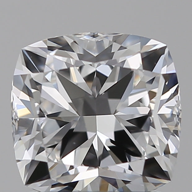 1.51 Carat Cushion Lab Diamond with  Cut Diamond in 14KT  view 1

