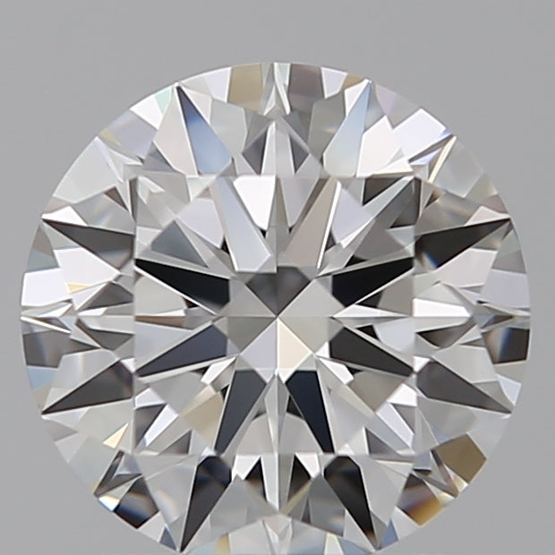 1.26 Carat Round Lab Diamond with  Cut Diamond in 14KT  view 1
