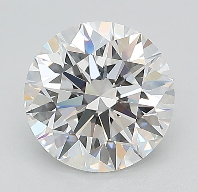 1.25 Carat Round Lab Diamond with  Cut Diamond in 14KT  view 1
