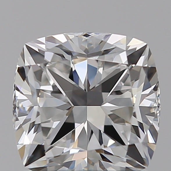1.09 Carat Cushion Lab Diamond with  Cut Diamond in 14KT  view 1
