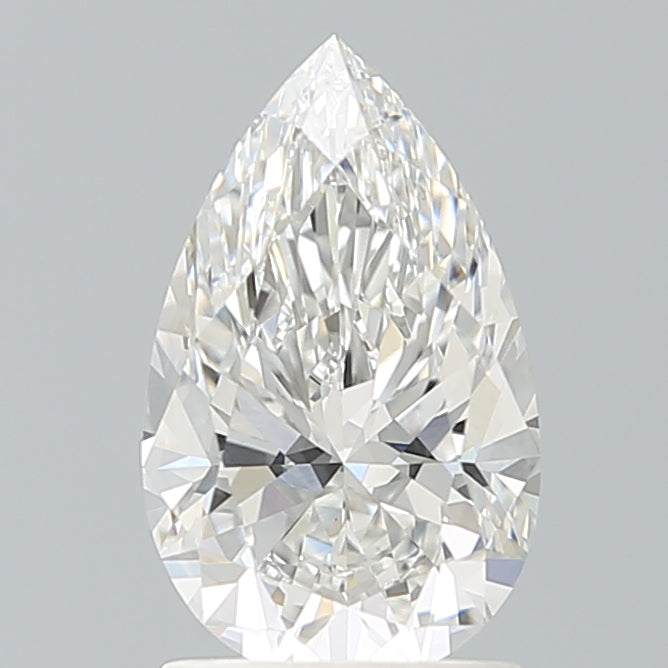 1.61 Carat Pear Lab Diamond with  Cut Diamond in 14KT  view 1
