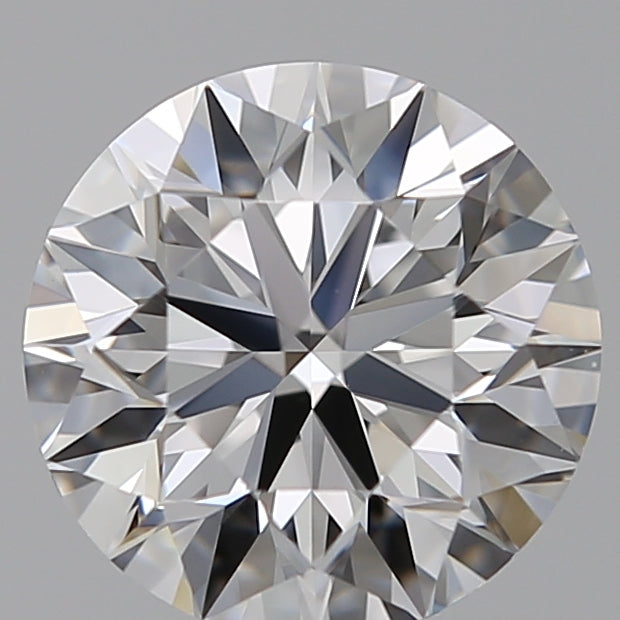 1.5 Carat Round Lab Diamond with  Cut Diamond in 14KT  view 1

