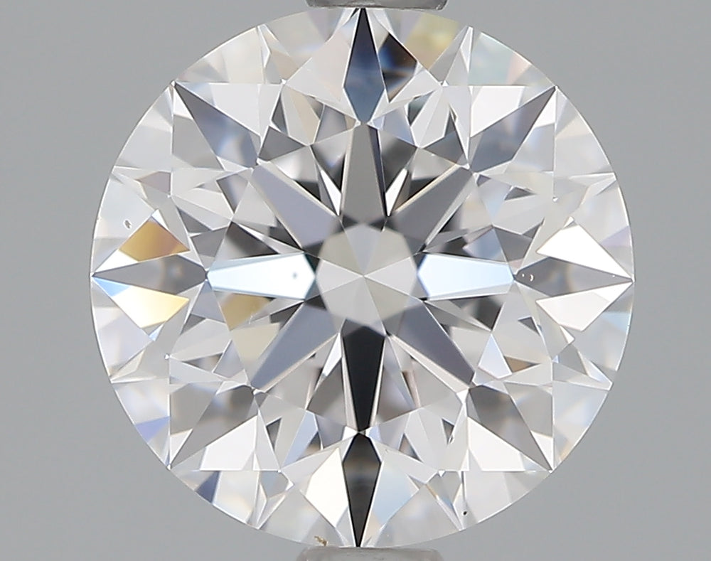 1.73 Carat Round Lab Diamond with  Cut Diamond in 14KT  view 1
