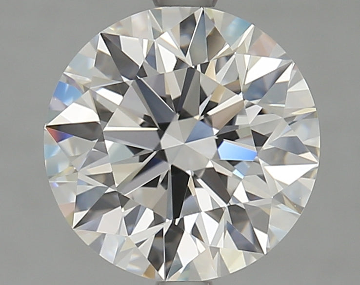3.01 Carat Round Lab Diamond with  Cut Diamond in 14KT  view 1
