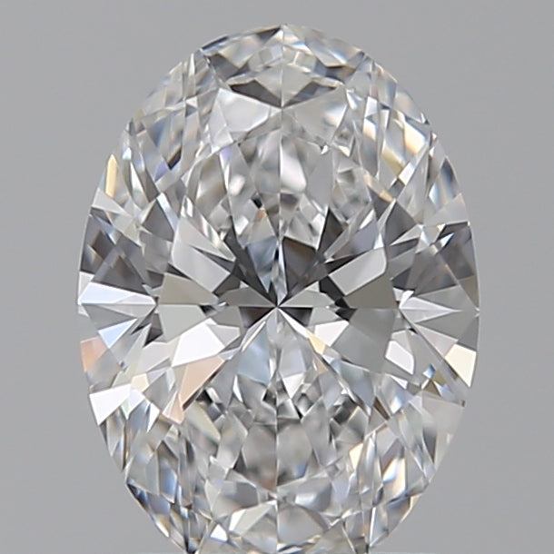 1.29 Carat Oval Lab Diamond with  Cut Diamond in 14KT  view 1
