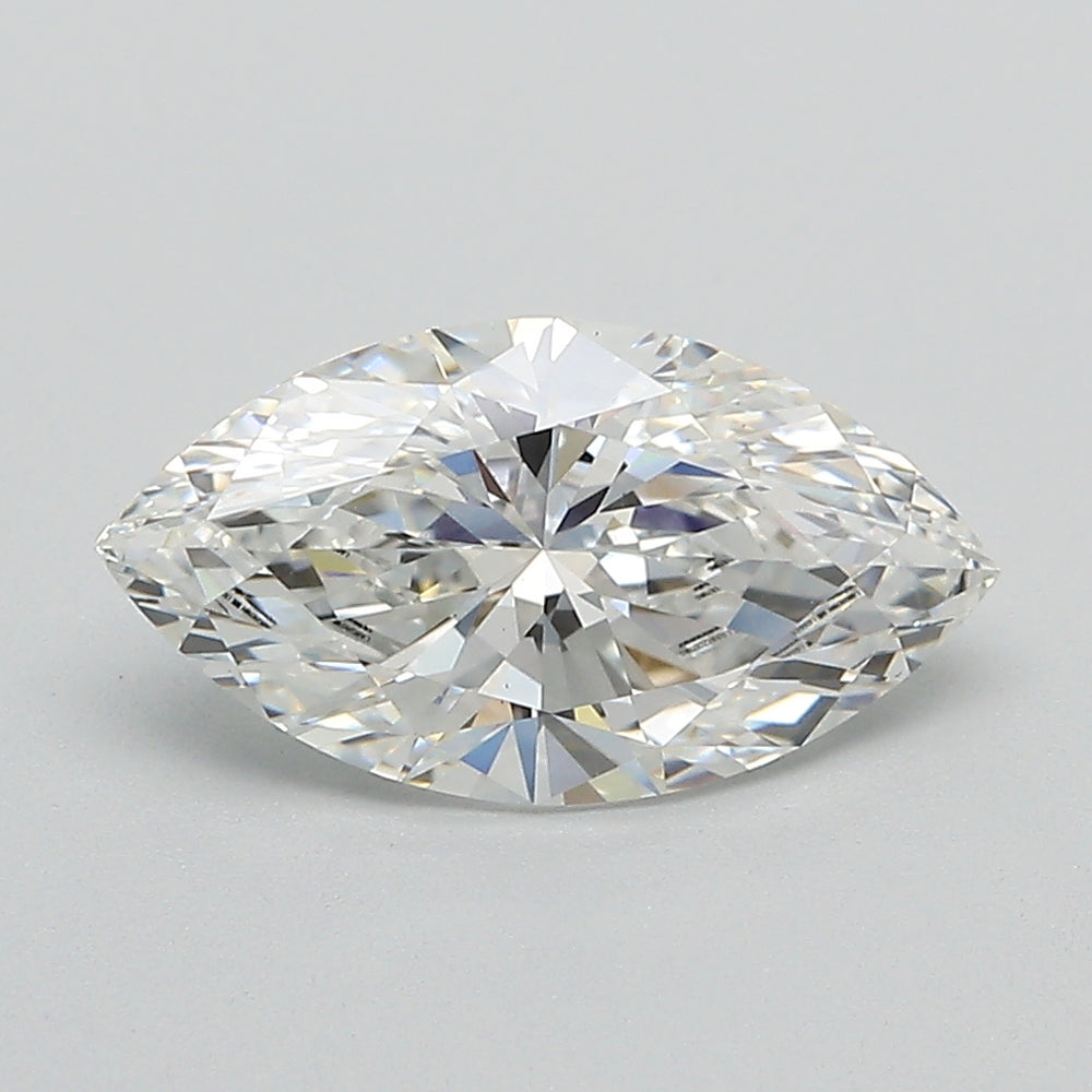1.8 Carat Marquise Lab Diamond with  Cut Diamond in 14KT  view 1
