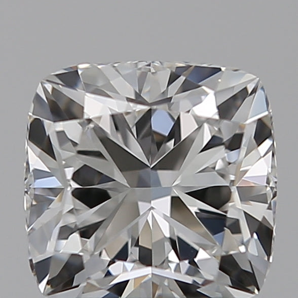 1.03 Carat Cushion Lab Diamond with  Cut Diamond in 14KT  view 1
