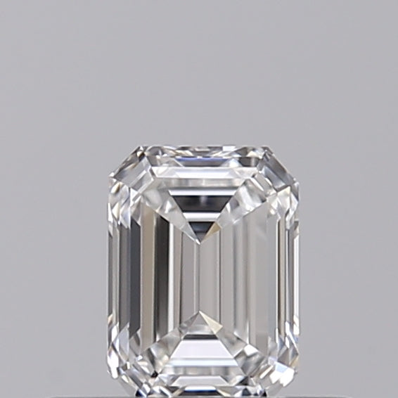 0.32 Carat Emerald Lab Diamond with  Cut Diamond in 14KT  view 1
