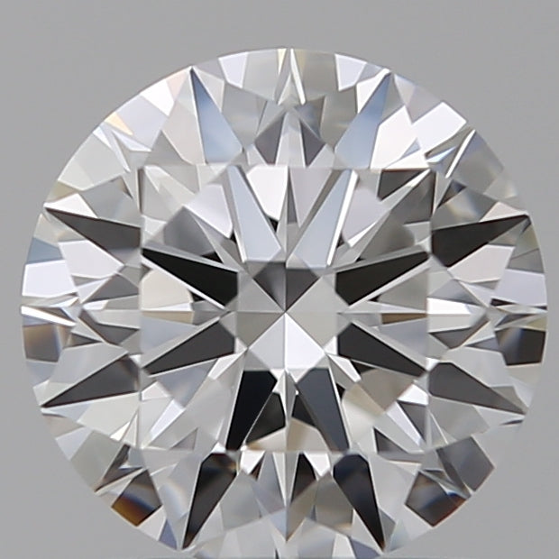 1.28 Carat Round Lab Diamond with  Cut Diamond in 14KT  view 1
